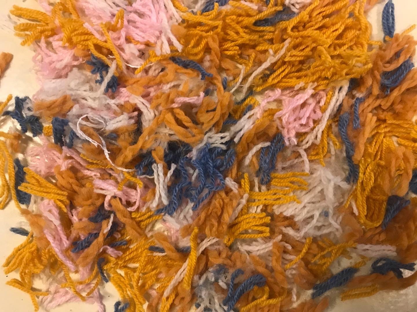 Restdraden en textielmateriaal